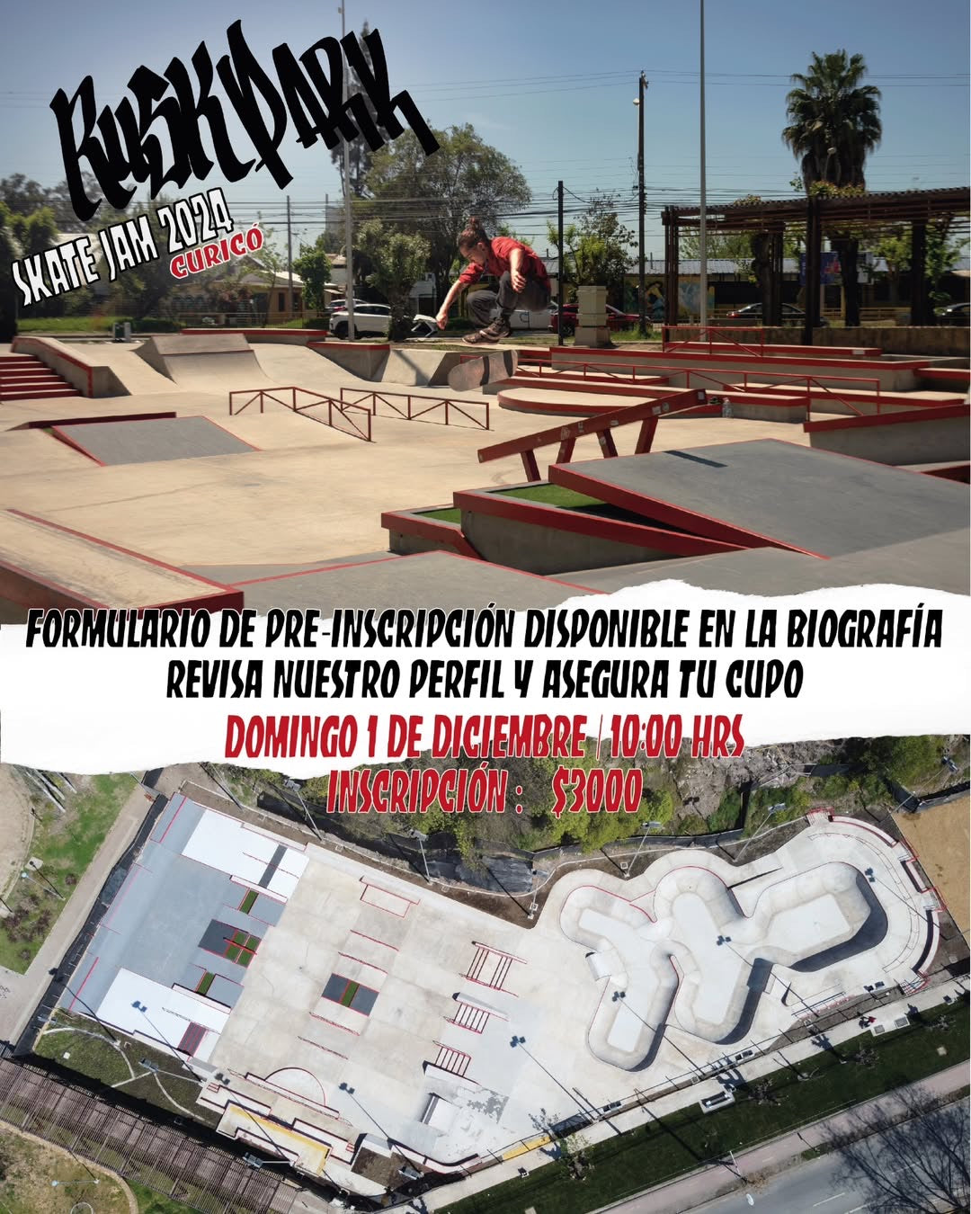 RuskPark " Skate Jam Curico 2024 " 1 Diciembre 2024