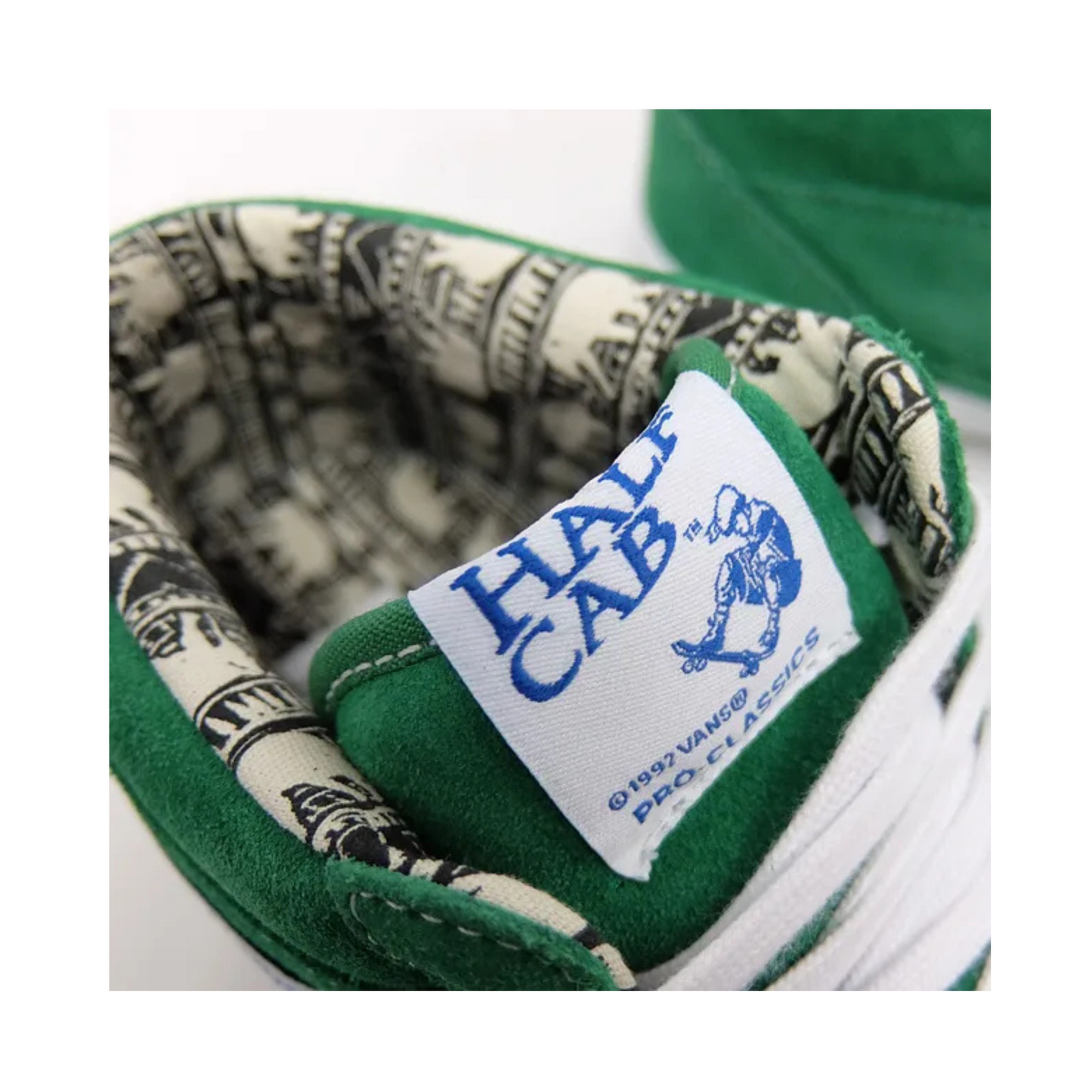 Vans Skate Half cab color way Ray Barbee Green