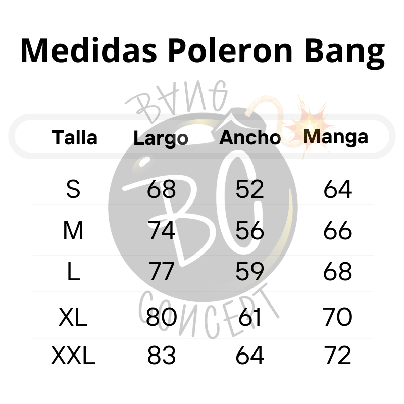 Poleron Bang concepto WITZI Negro
