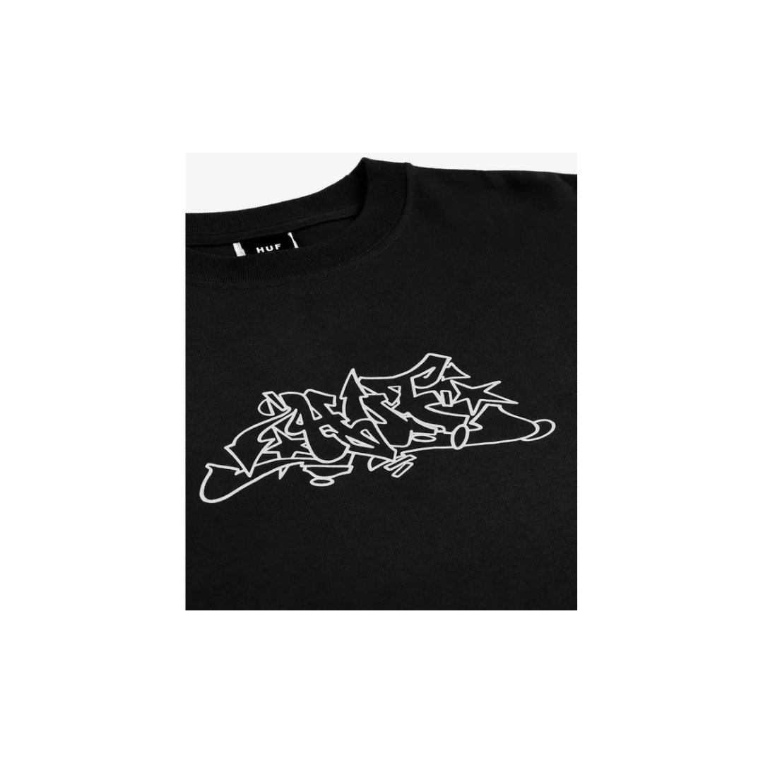 Huf Polera OUTLINES SS TEE Negra