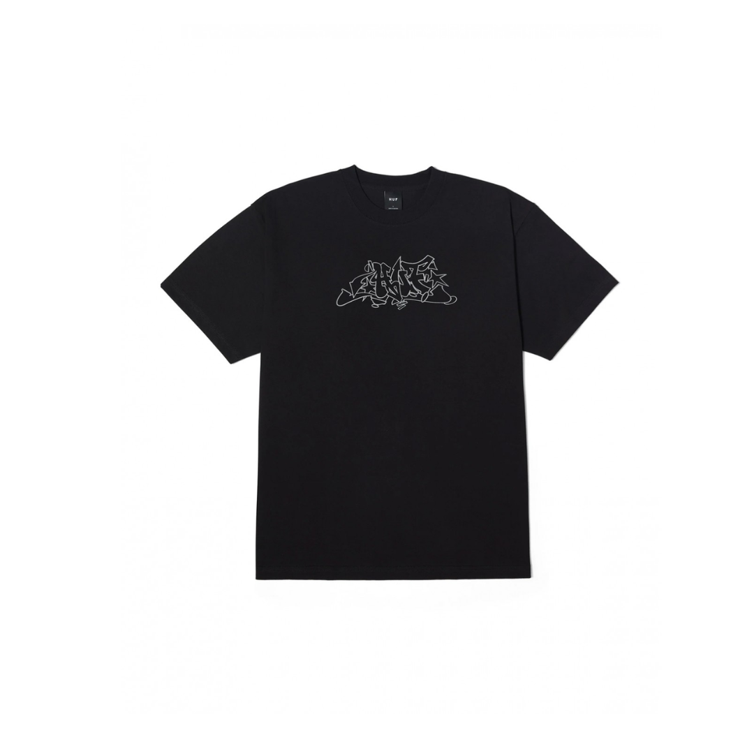 Huf Polera OUTLINES SS TEE Negra