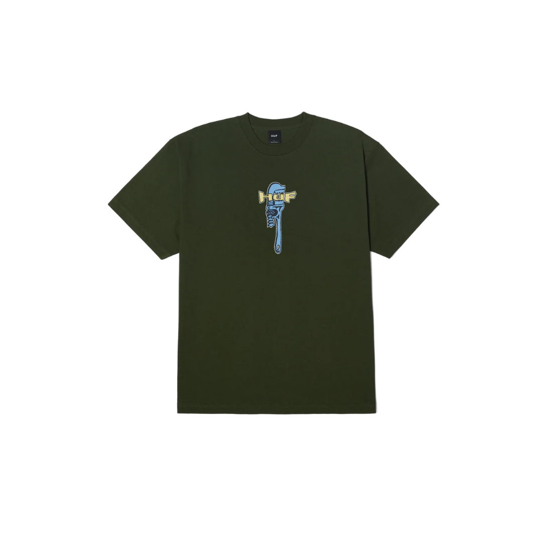 POLERA HUF VISE S/S TEE HUNTER GREEN