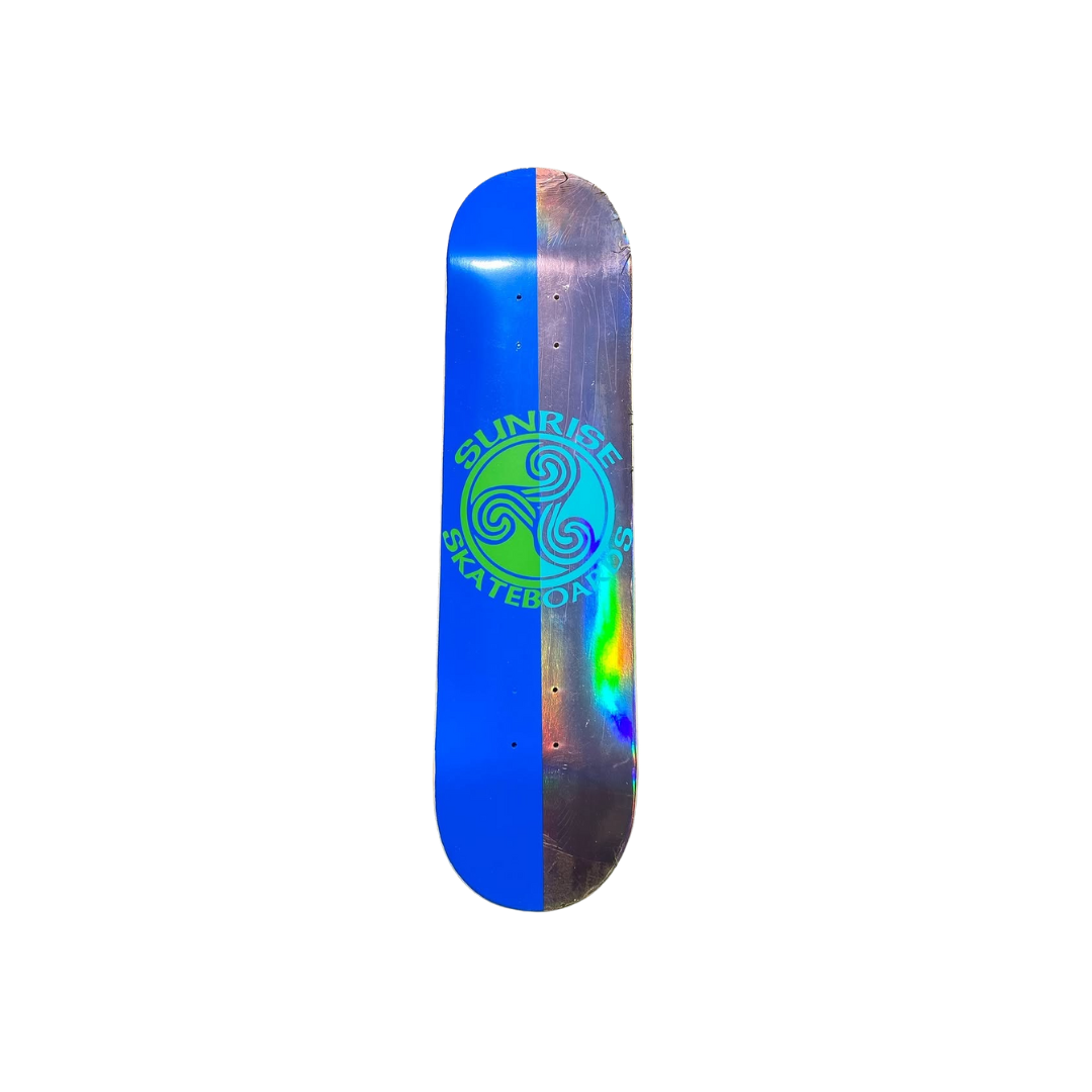 Sunrise Logo foil amarillo/metalic lime 8.125x32 OG SHAPE