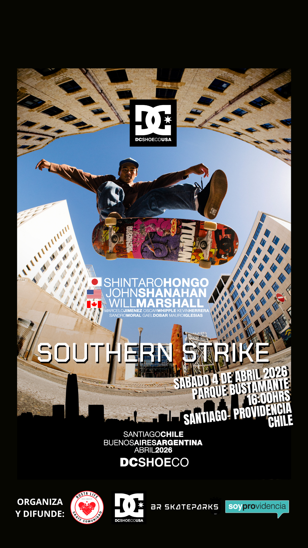 DEMO INTERNACIONAL DC SHOES SOUTHERN STRIKE SANTIAGO 4 DE ABRIL