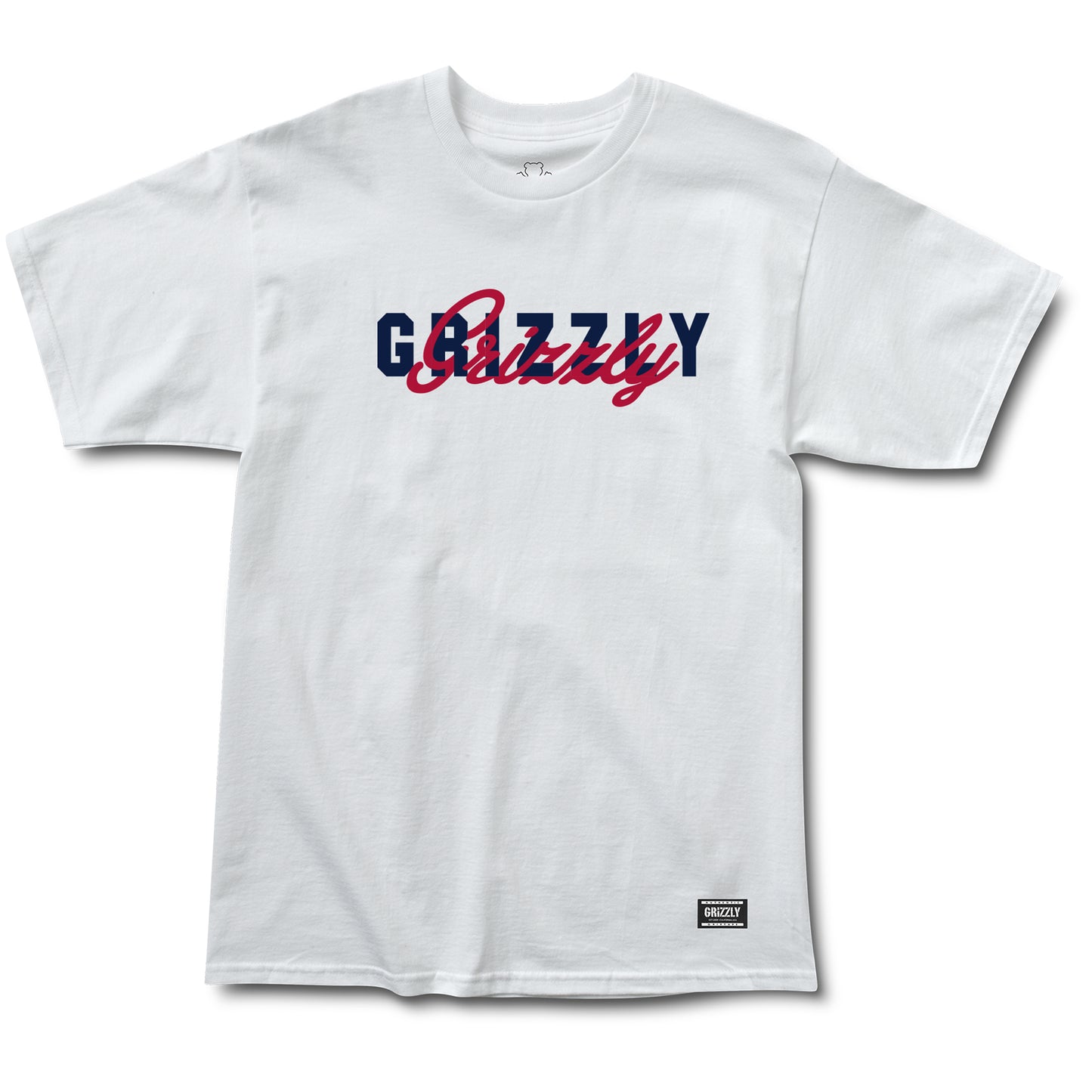 Polera Grizzly No Substitute SS Tee Blanca