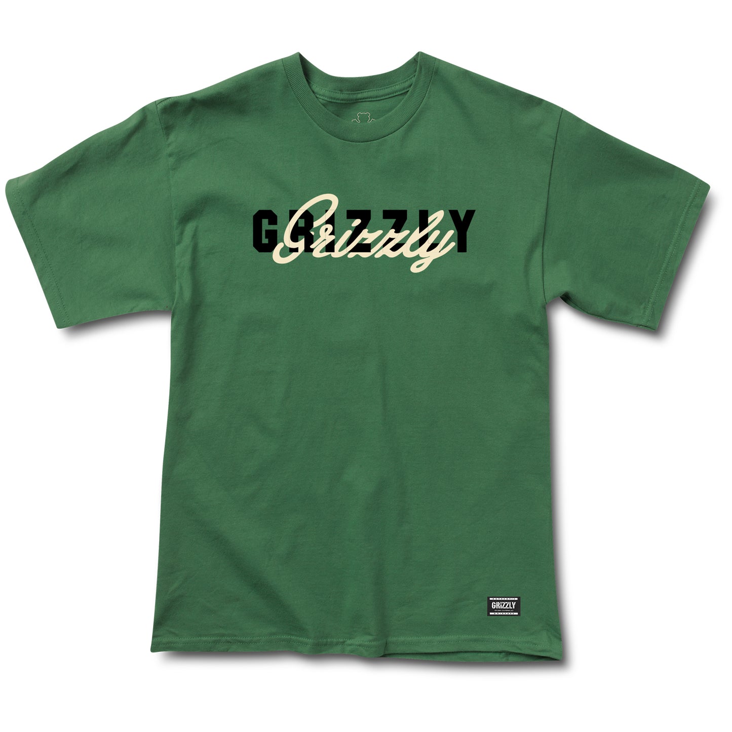 Polera Grizzly No Substitute SS Tee Verde