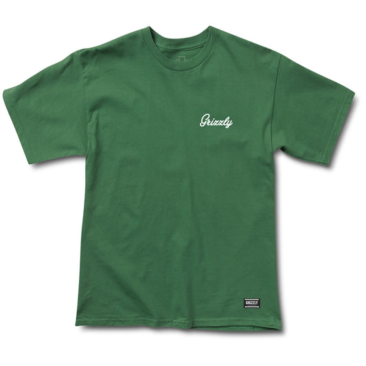 Polera Grizzly Rolling Deep SS Tee Verde