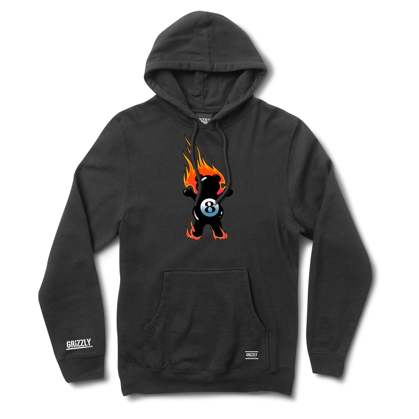 Poleron Grizzly Behind The 8Ball Pullover Hoodie Negro