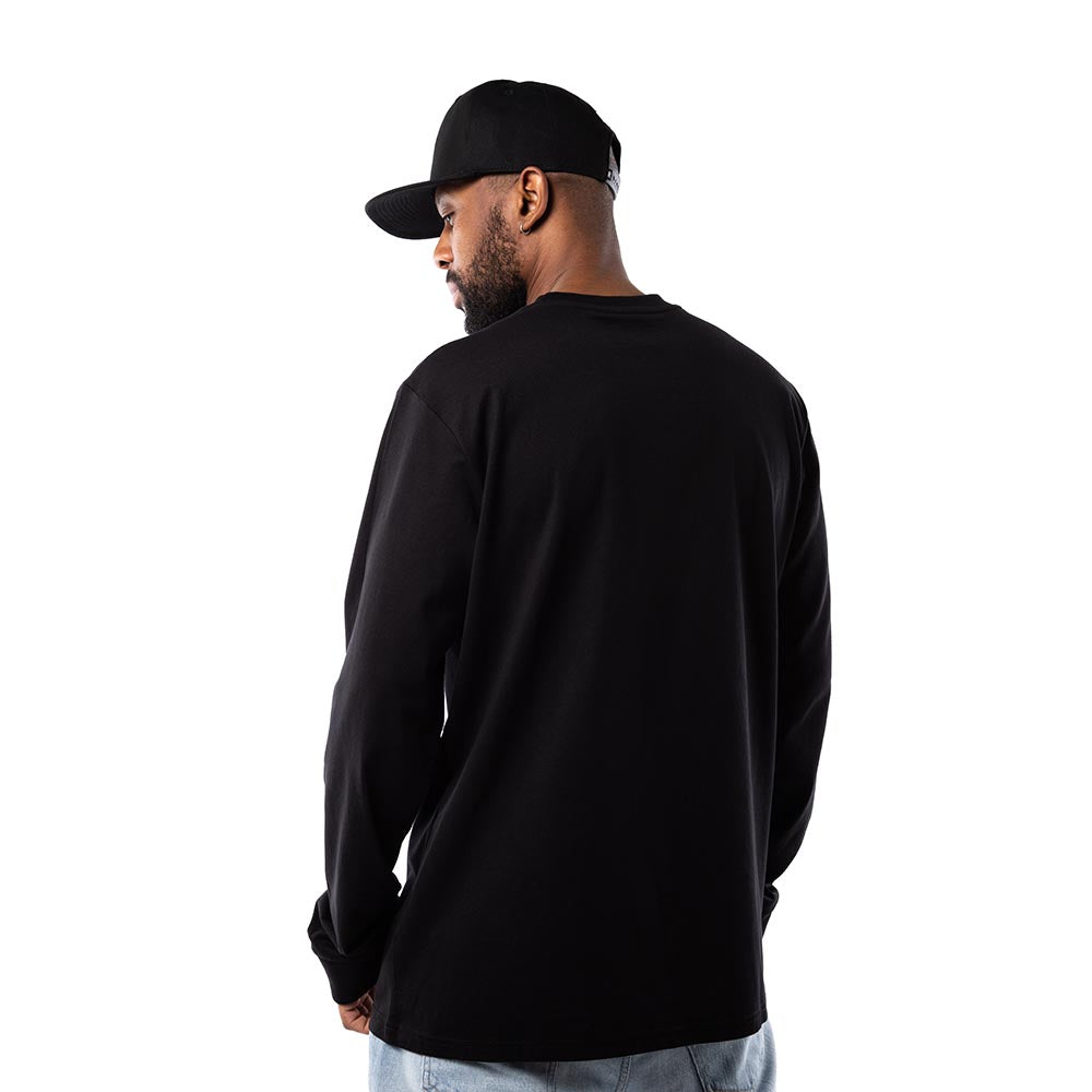 Polera Grizzly Griptape Manga Larga Hombre Embroidered OG Bear Negro