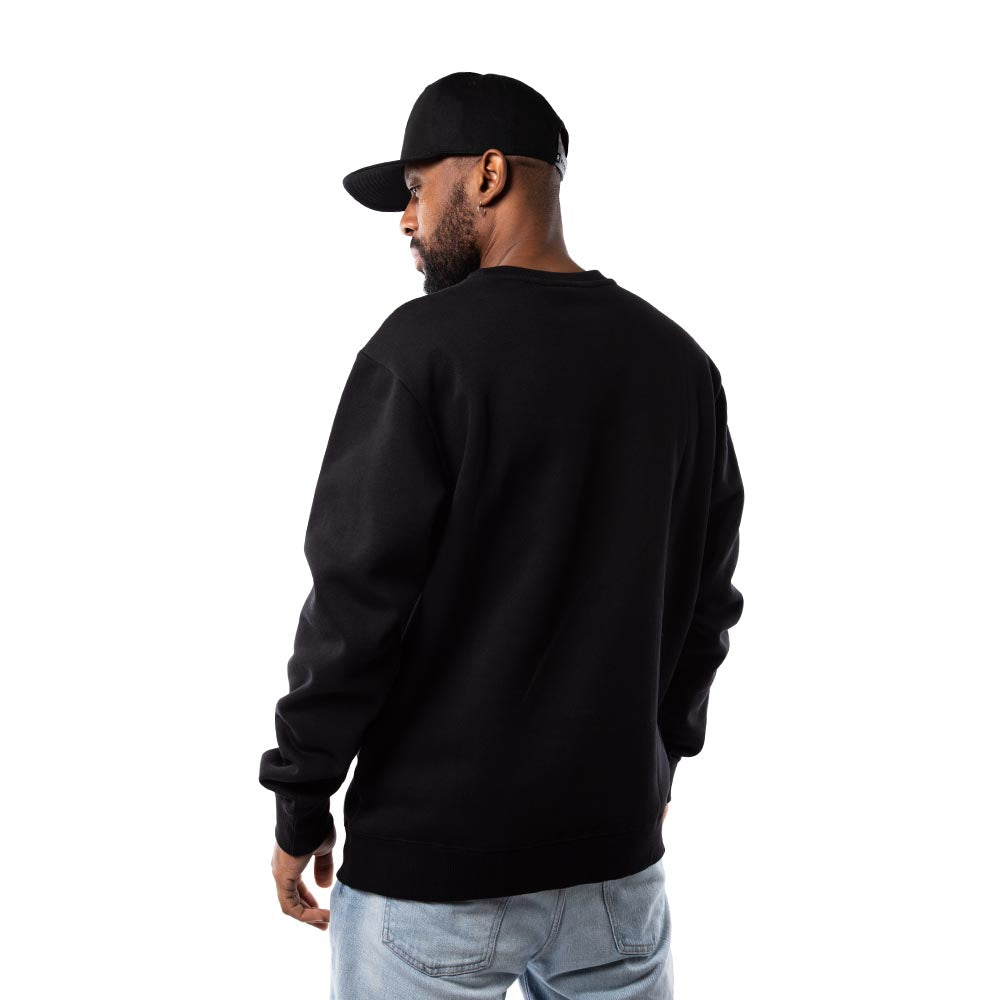 Poleron Crew neck embroidered og bear black white