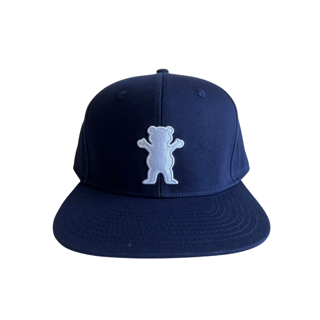 Jockey Grizzly OG BEAR SNAPBACK RAISED EMBROIDERY Navy