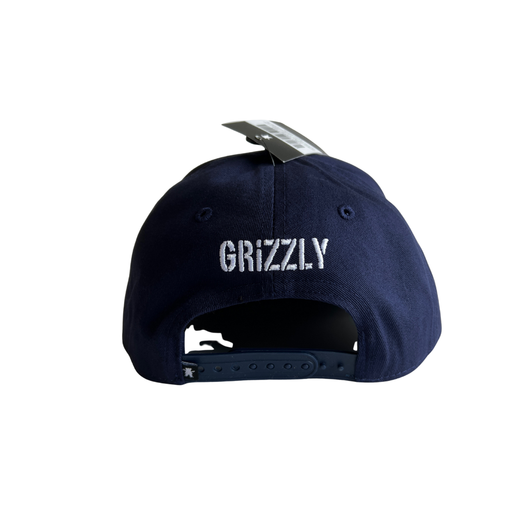 Jockey Grizzly OG BEAR SNAPBACK RAISED EMBROIDERY Navy