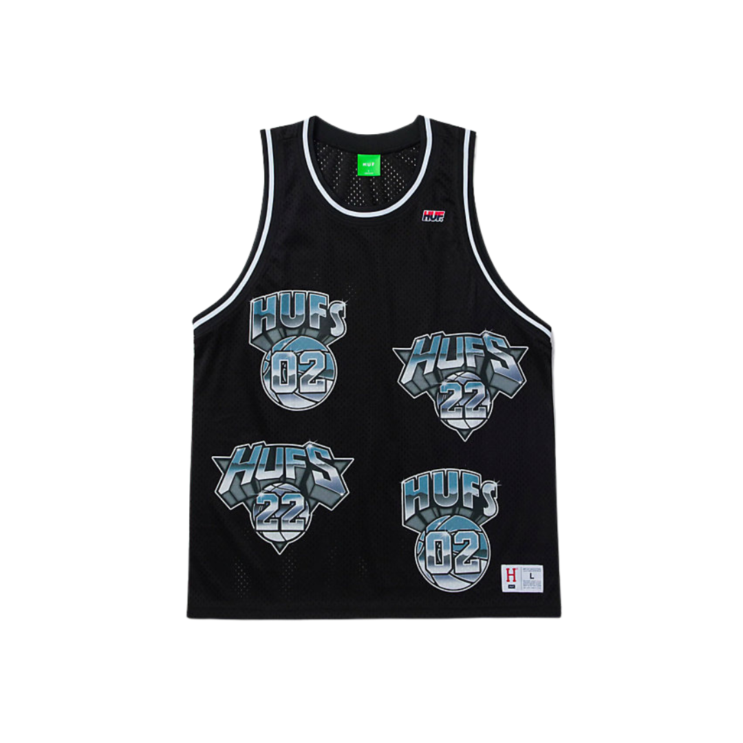 Huf basketball jersey black M - M