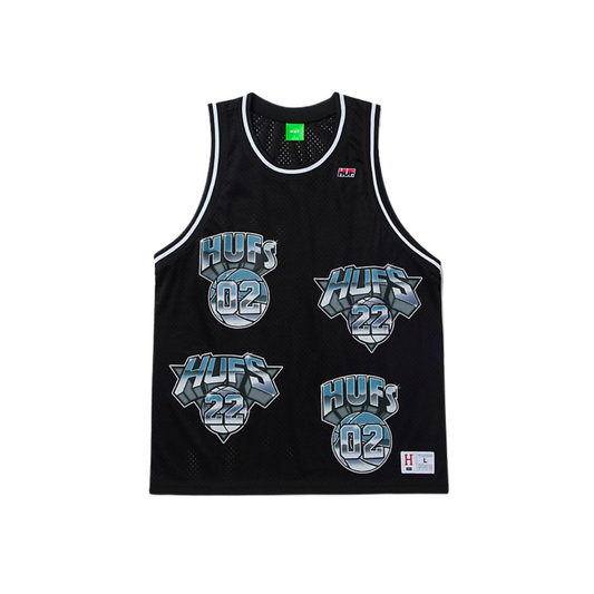 Huf basketball jersey black M