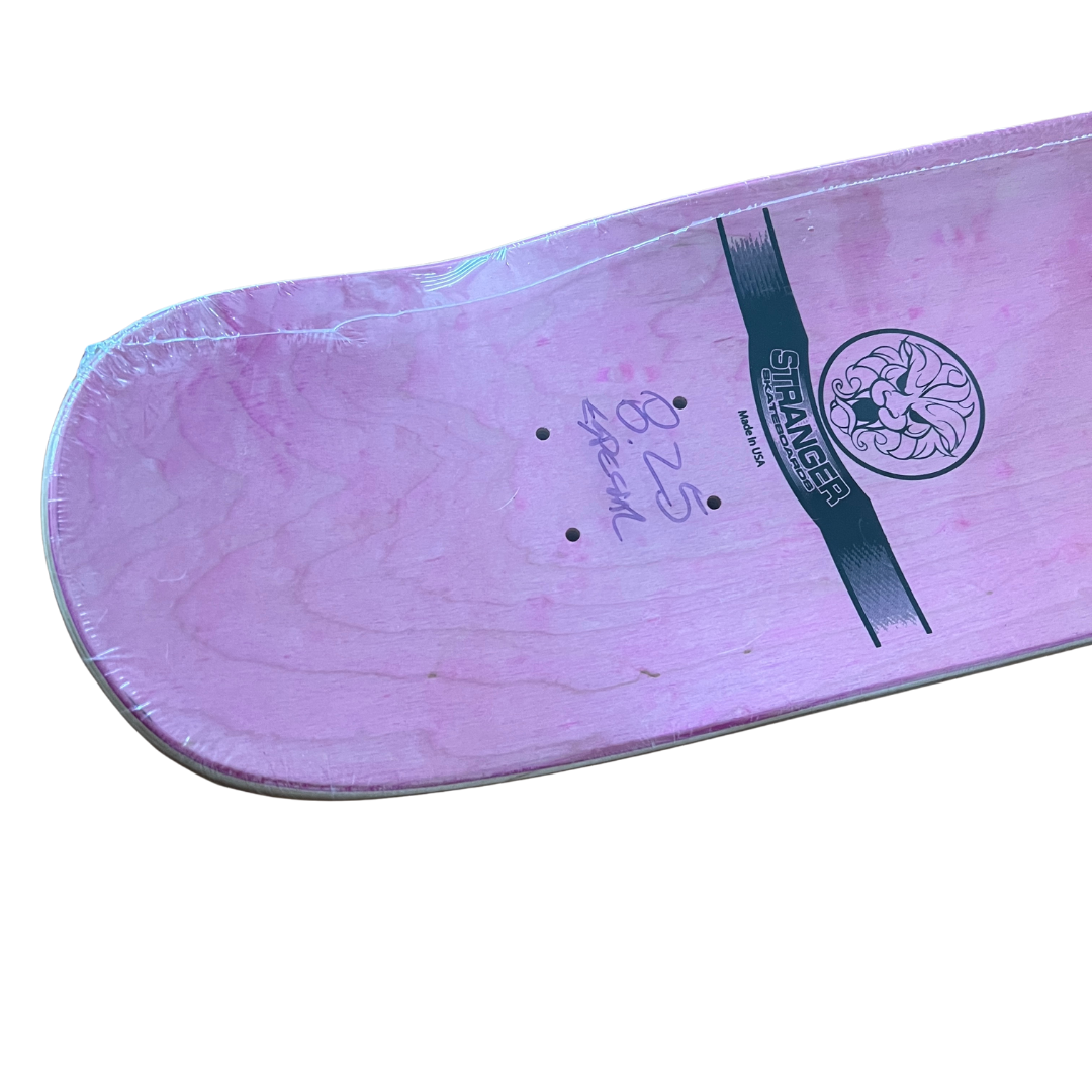 Tabla Stranger 2026 Stranger x Stdby Black 8,25" Shape especial INCLUYE LIJA