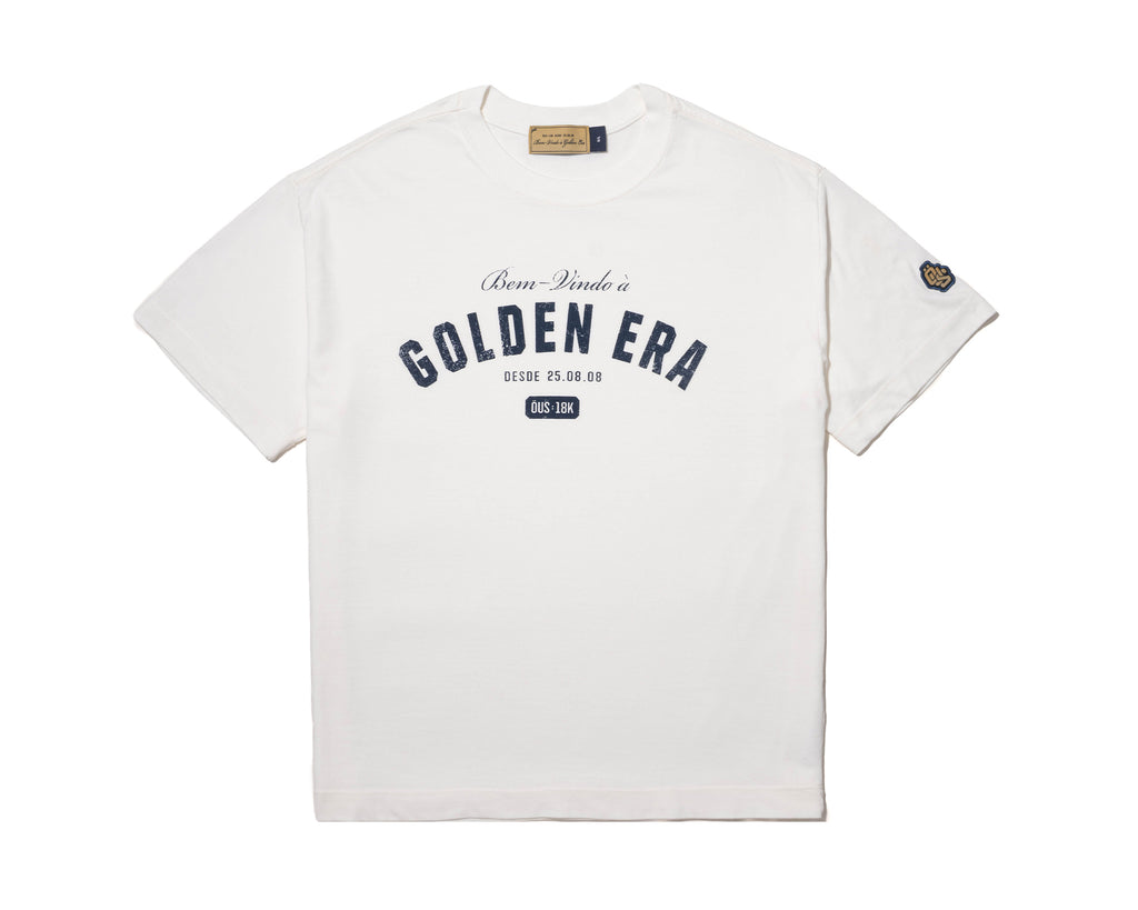 Polera Ous 18k Golden era blanca