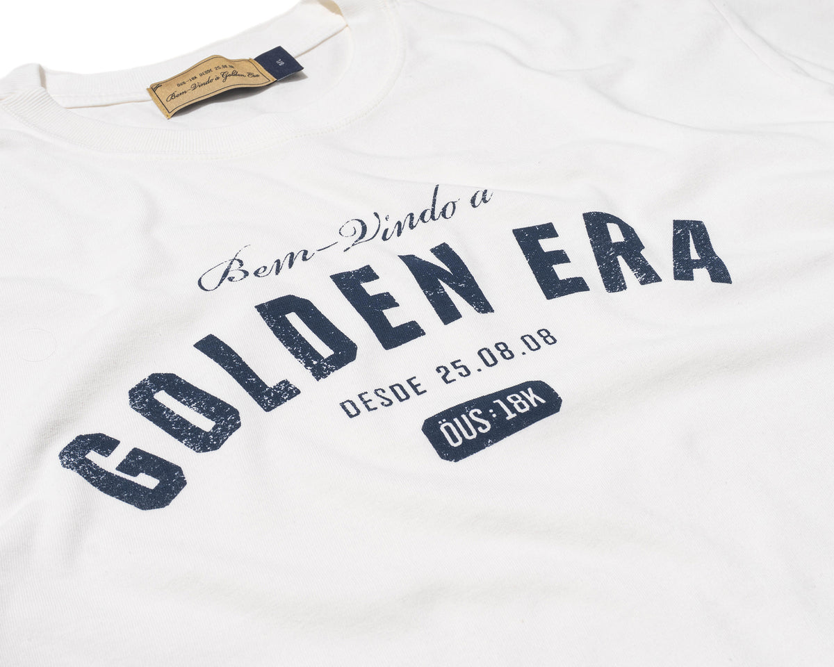 Polera Ous 18k Golden era blanca