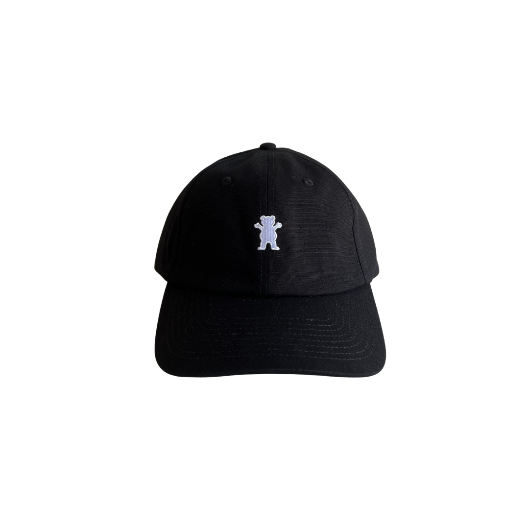 Jockey Grizzly OG BEAR MINI DAD HAT FRONT DIRECT FLAT EMBROIDERY Black