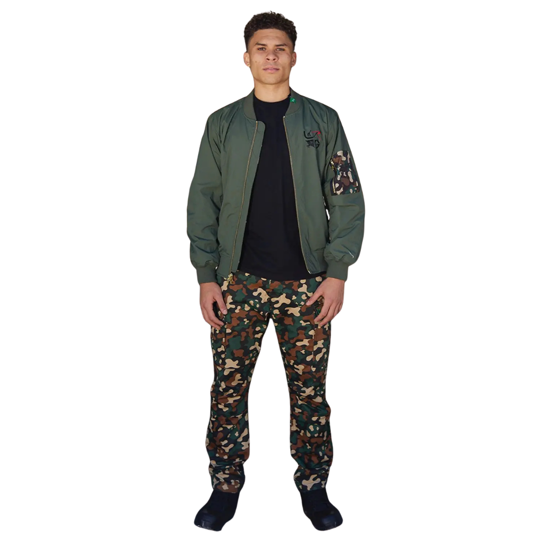 Bomber Jacket reversible LRG x Rothco Camo Olive M