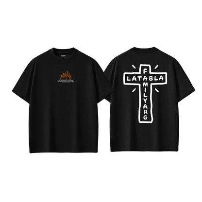 Polera Mc La tabla X Family arg CRUZ Negra