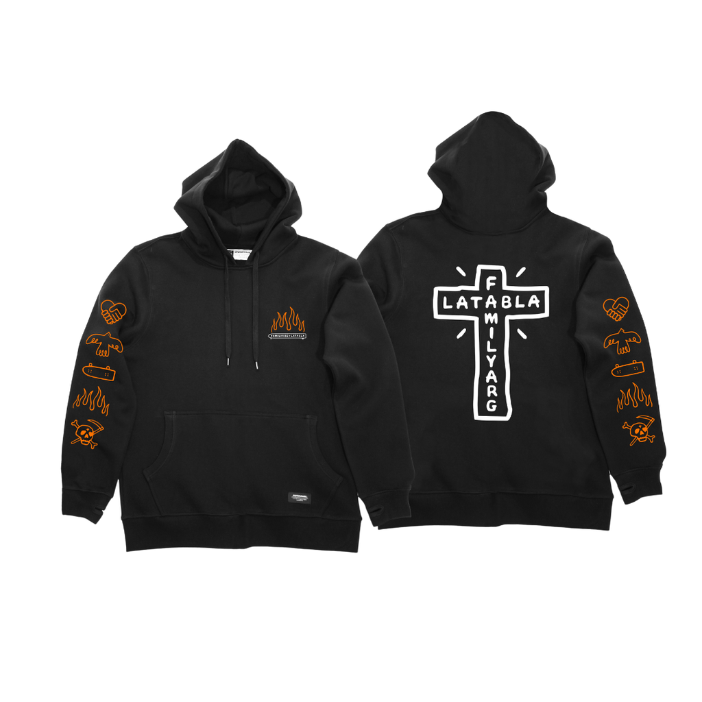 Poleron La tabla mag X Family arg CRUZ negro