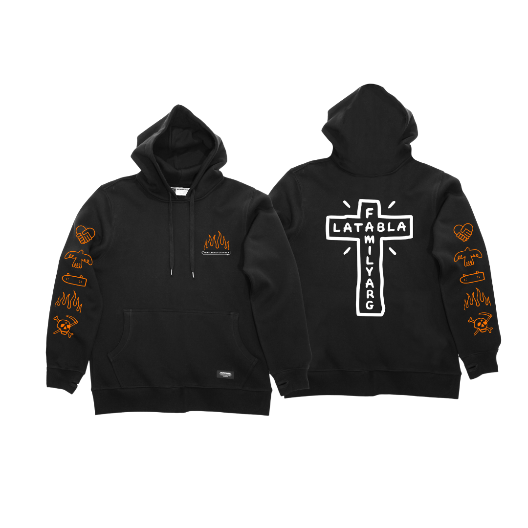 Poleron La tabla mag X Family arg CRUZ negro