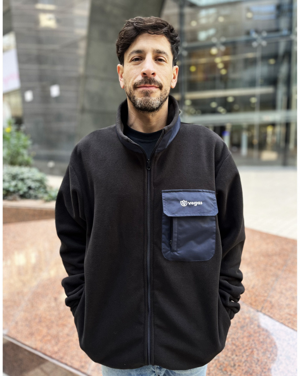 Polar vegas apparel Bolsillo Negro Gris