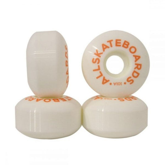 Ruedas All Skateboard -  Naranja 54mm