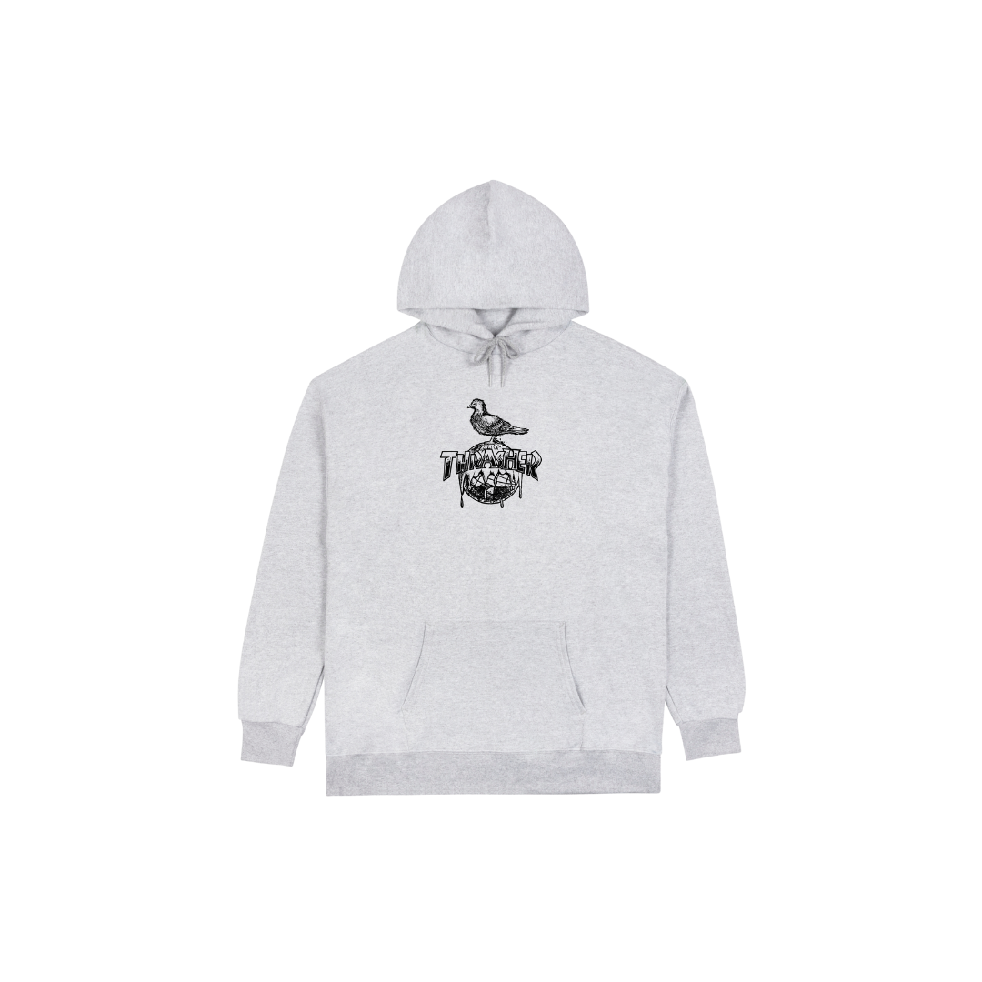 Thrasher x Antihero Polerón COVERTHEEARTH-ASH-GREY-HOODIE-1