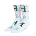 Huf X Thrasher Calceta DUALITY SOCK White