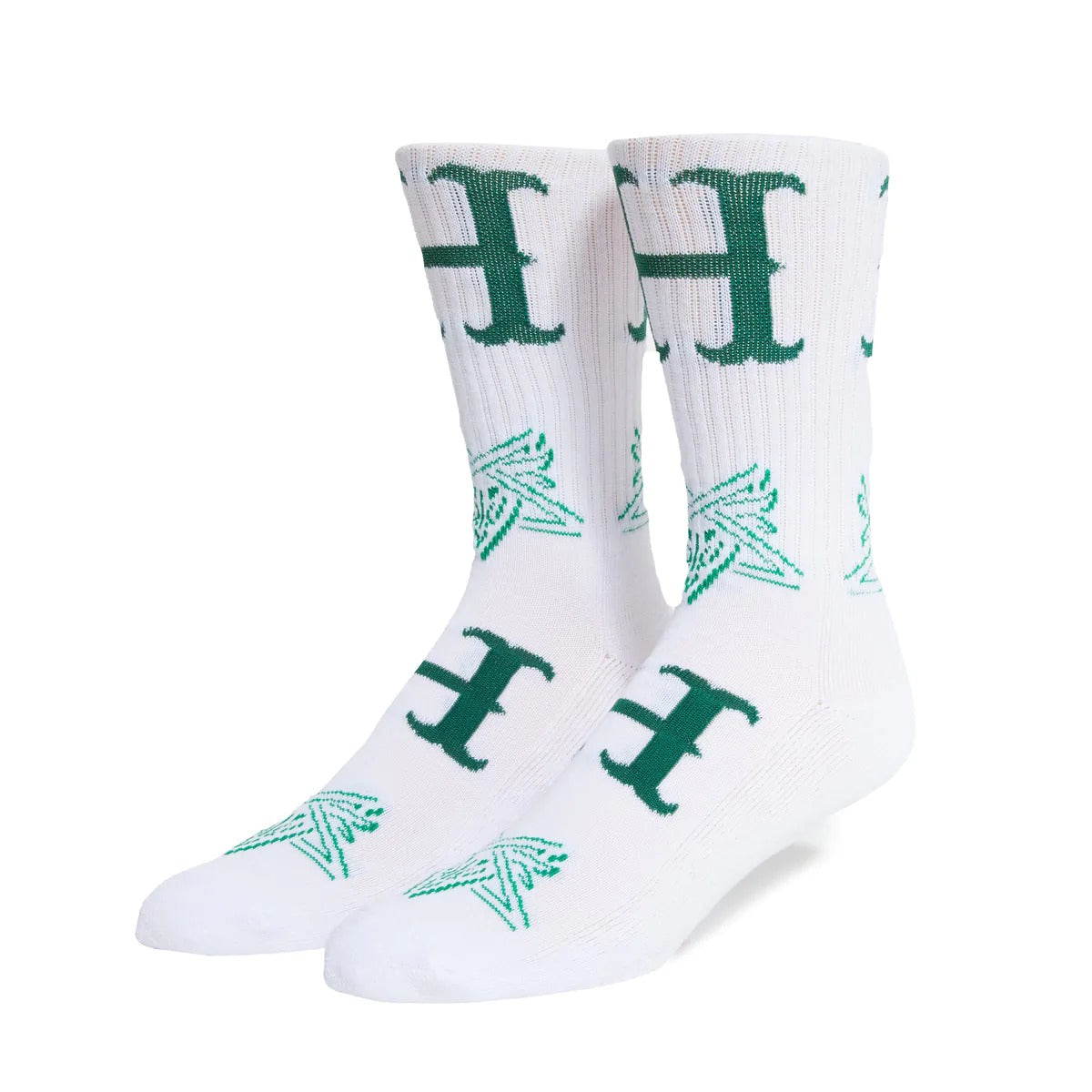 Huf X Thrasher Calceta DUALITY SOCK White