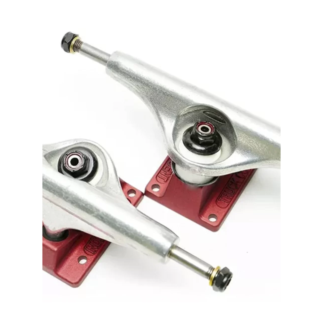 Independent – Trucks Hollow Delfino Silver Red 144mm