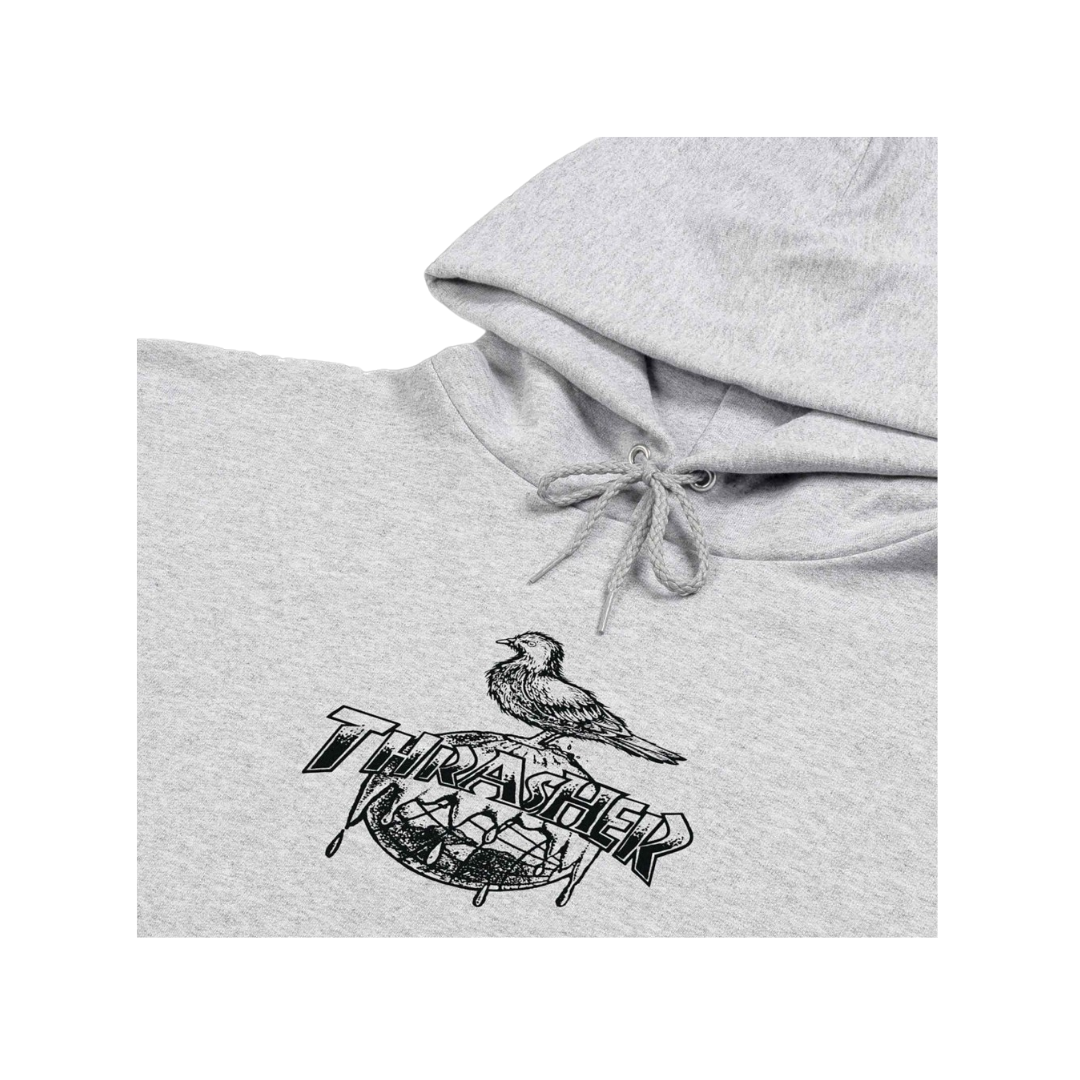 Thrasher x Antihero Polerón COVERTHEEARTH-ASH-GREY-HOODIE-1