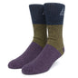 HUF EMB. MARLED TT SOCK Eggplant