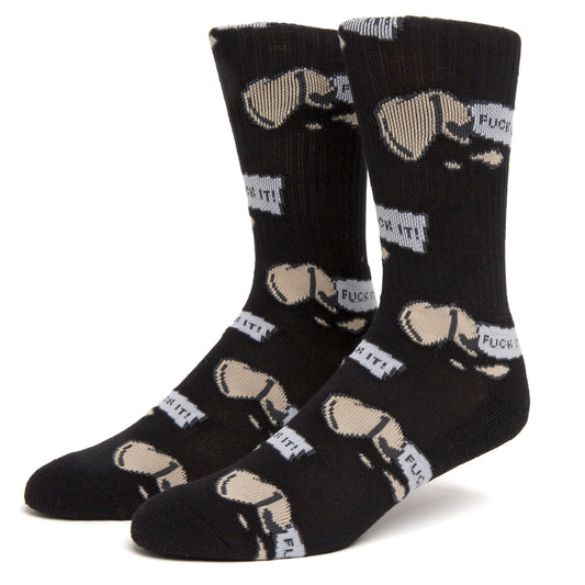 Huf GOOD FORTUNE SOCK BLACK