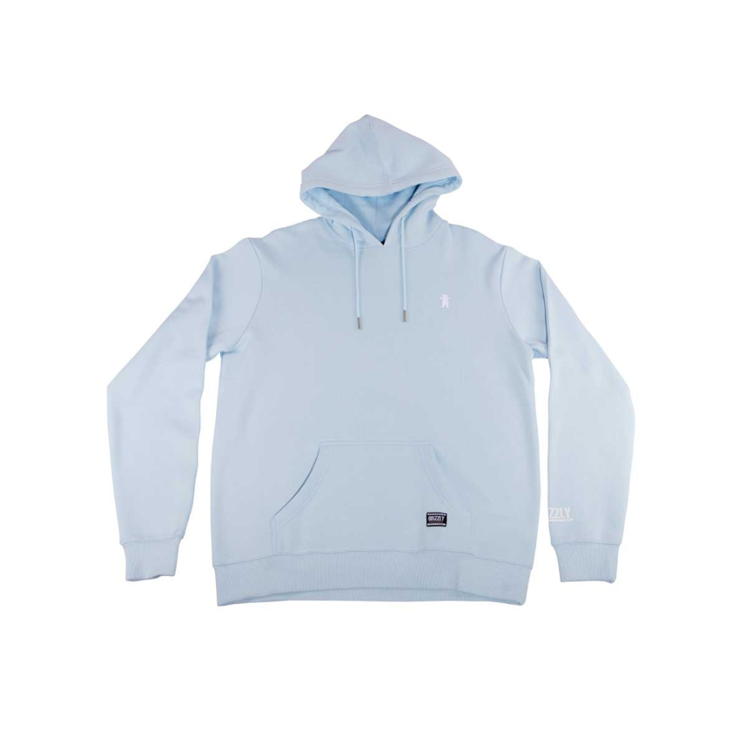 Poleron Grizzly Griptape EMBROIDERED OG BEAR Light blue