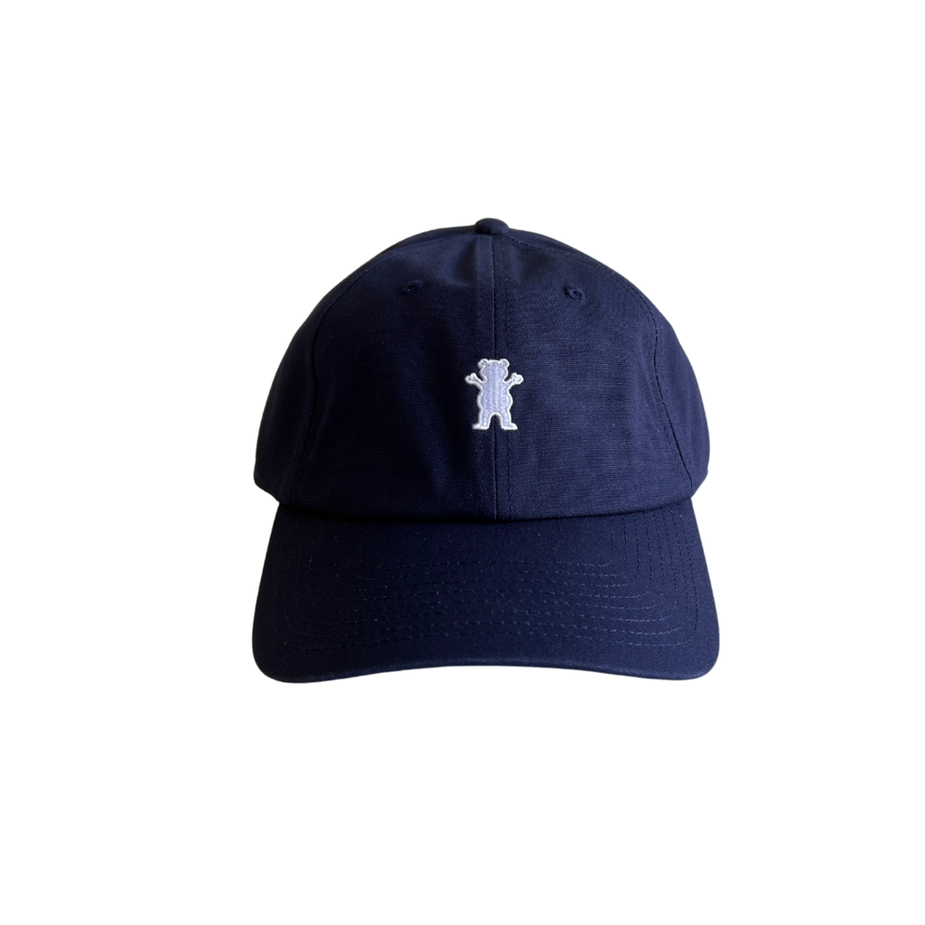 Jockey Grizzly OG BEAR MINI DAD HAT FRONT DIRECT FLAT EMBROIDERY NAVY