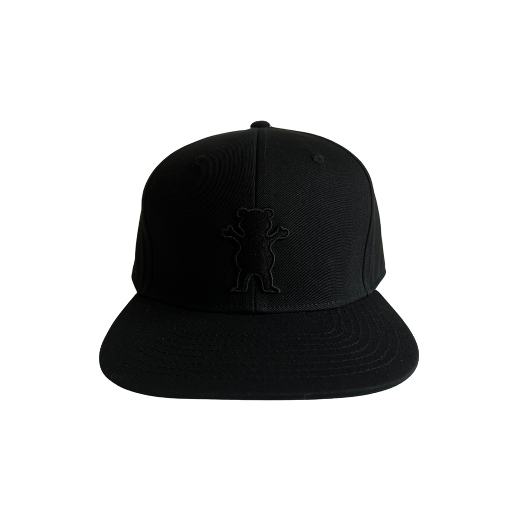 Jockey Grizzly OG BEAR SNAPBACK RAISED EMBROIDERY Black Black