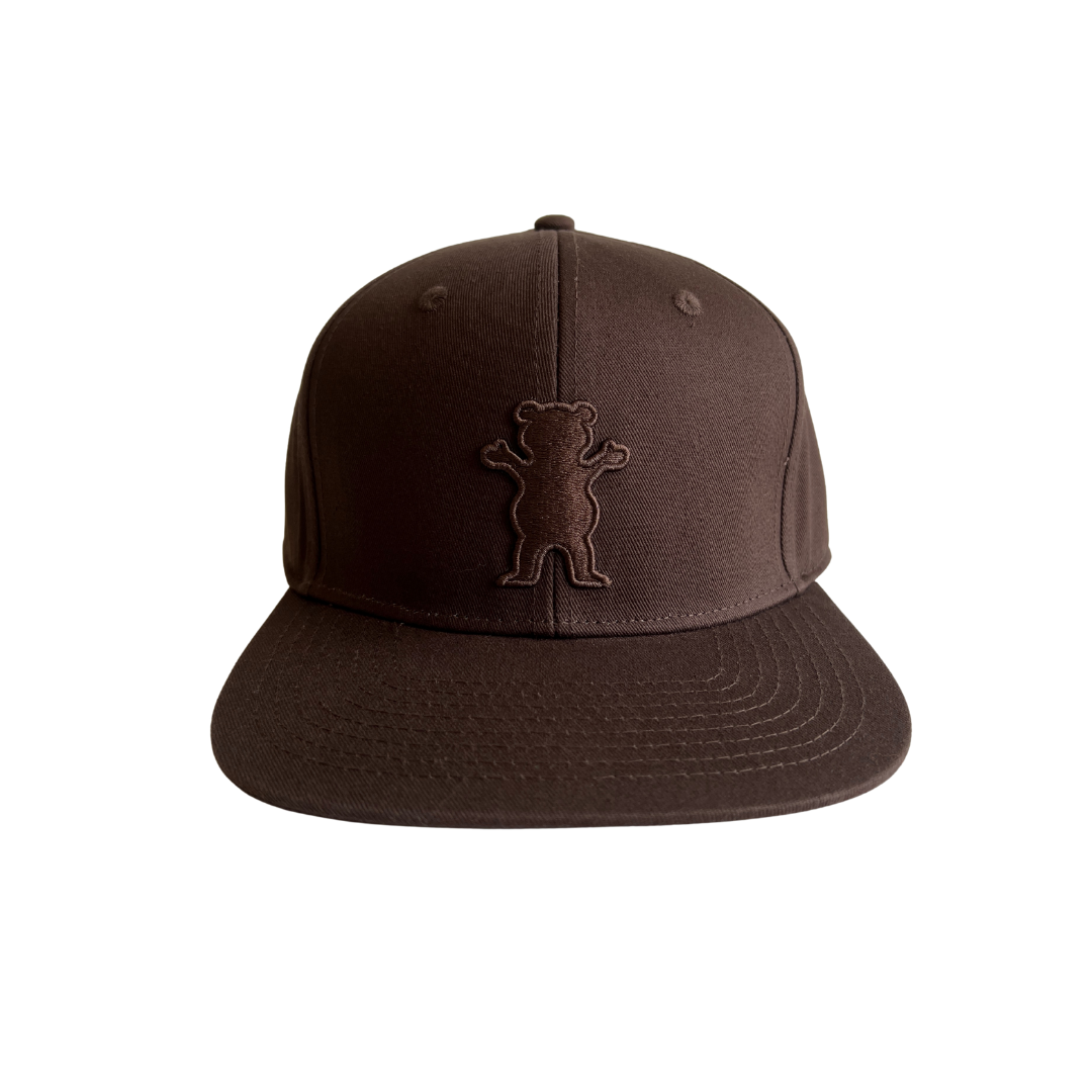 Jockey Grizzly OG BEAR SNAPBACK RAISED EMBROIDERY Brown brown