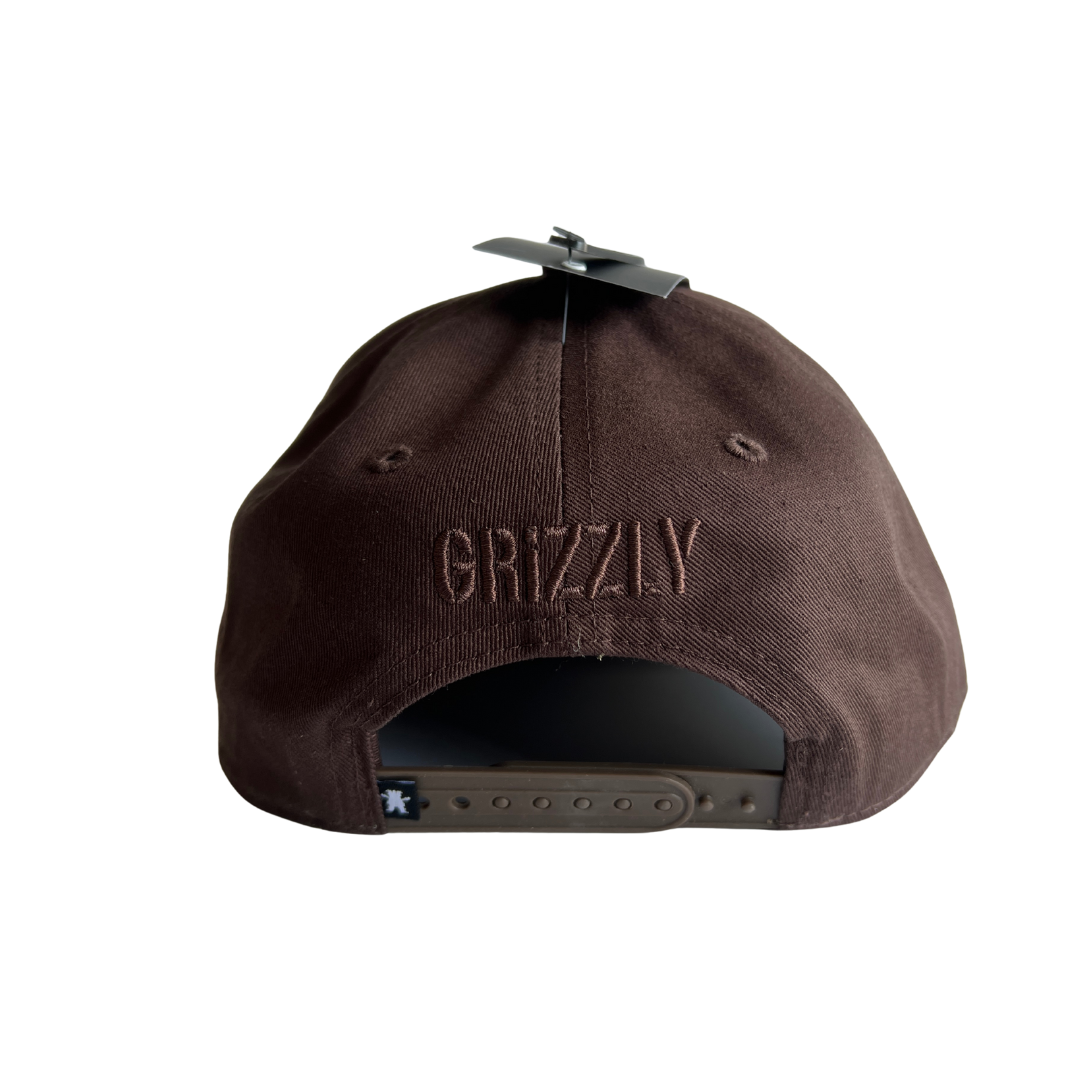 Jockey Grizzly OG BEAR SNAPBACK RAISED EMBROIDERY Brown brown
