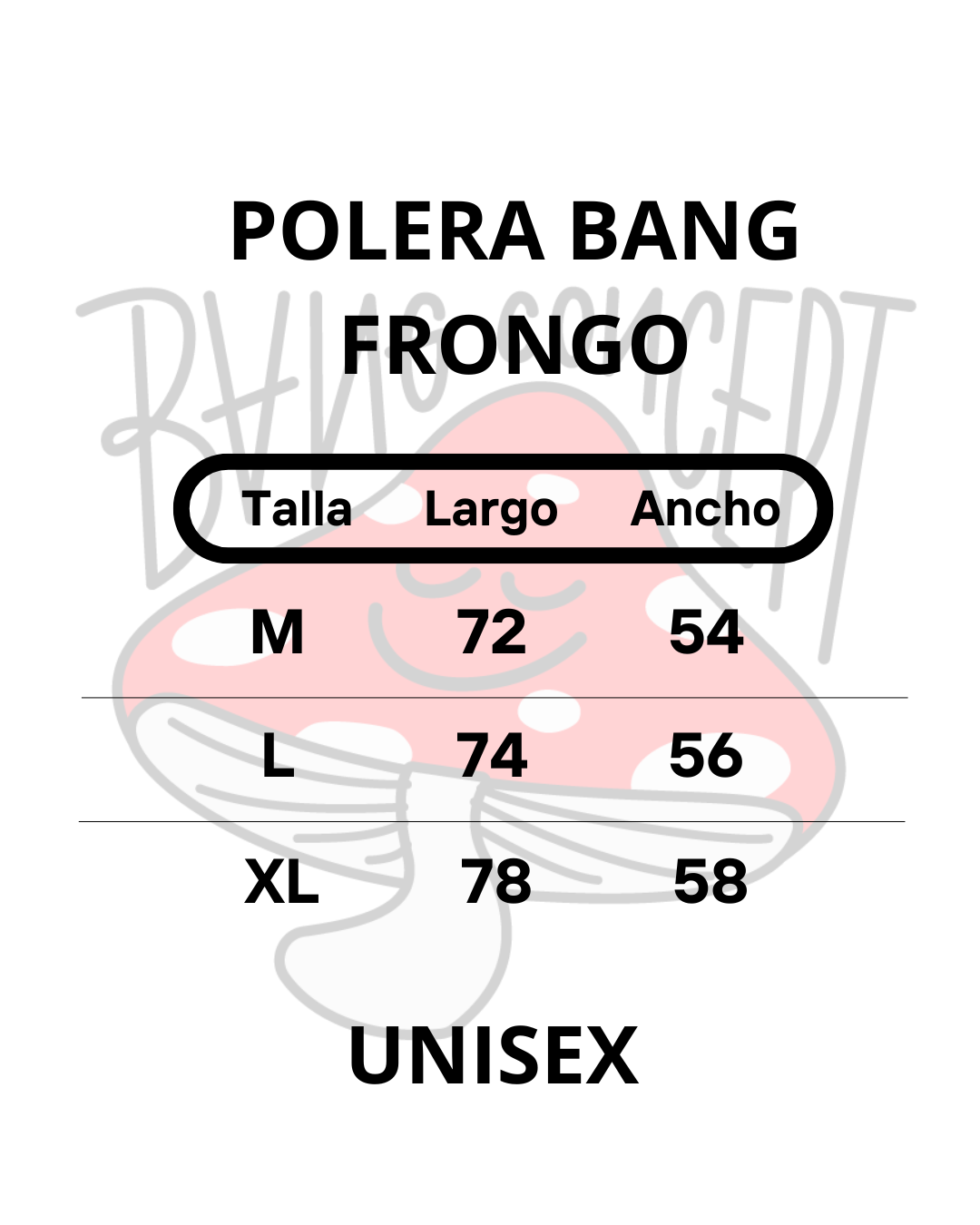 Polera Bang Frongo Black