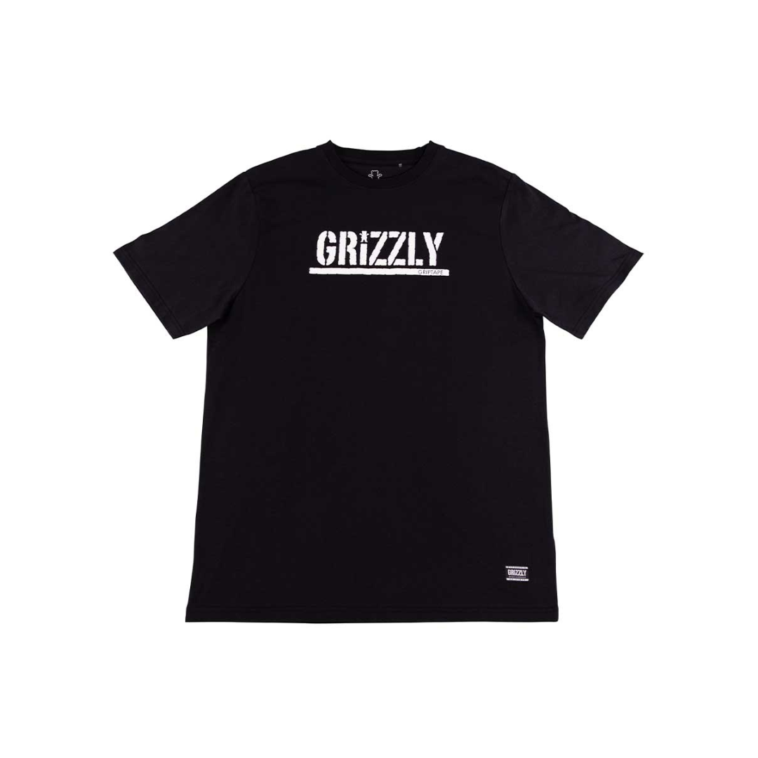 Polera Grizzly Griptape PRINT STAMPED Black