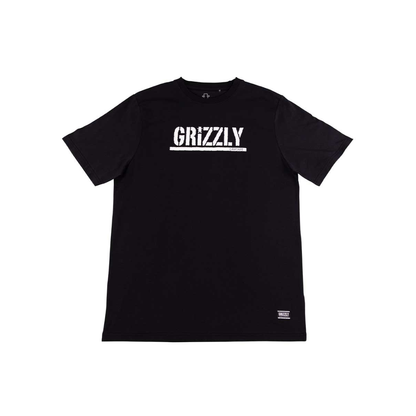 Polera Grizzly Griptape PRINT STAMPED Black