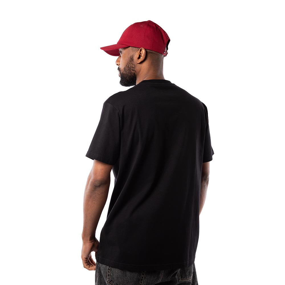 Polera Grizzly Og bear embroidered Black red