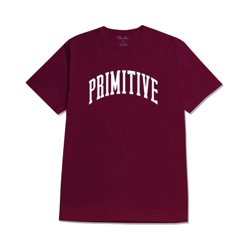 Polera Primitive Collegiate arch burgundy