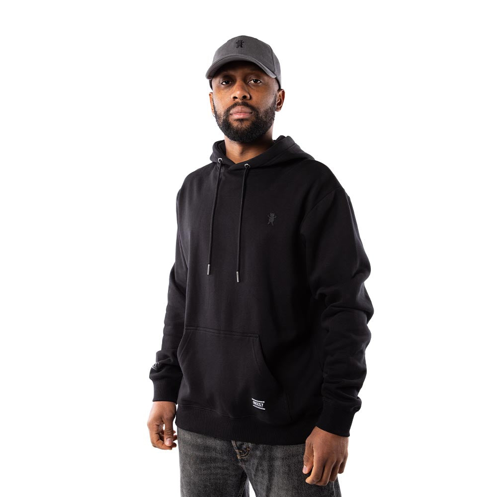 Polerón Grizzly griptape Embroidered og Bear Black Black