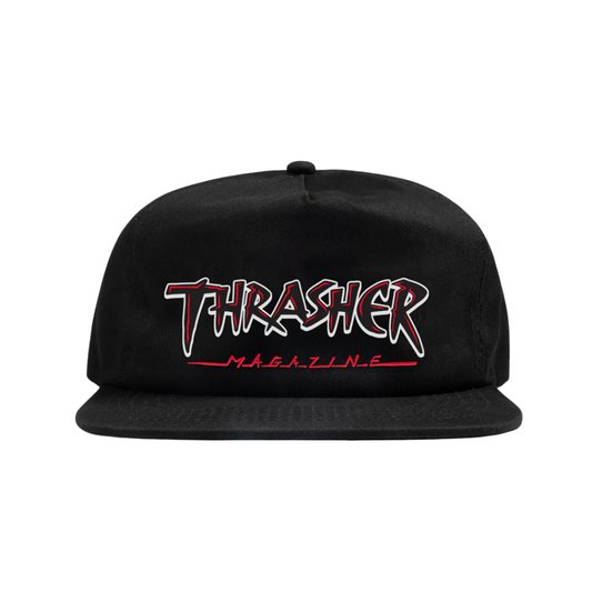 Thrasher Snapback Slash Black