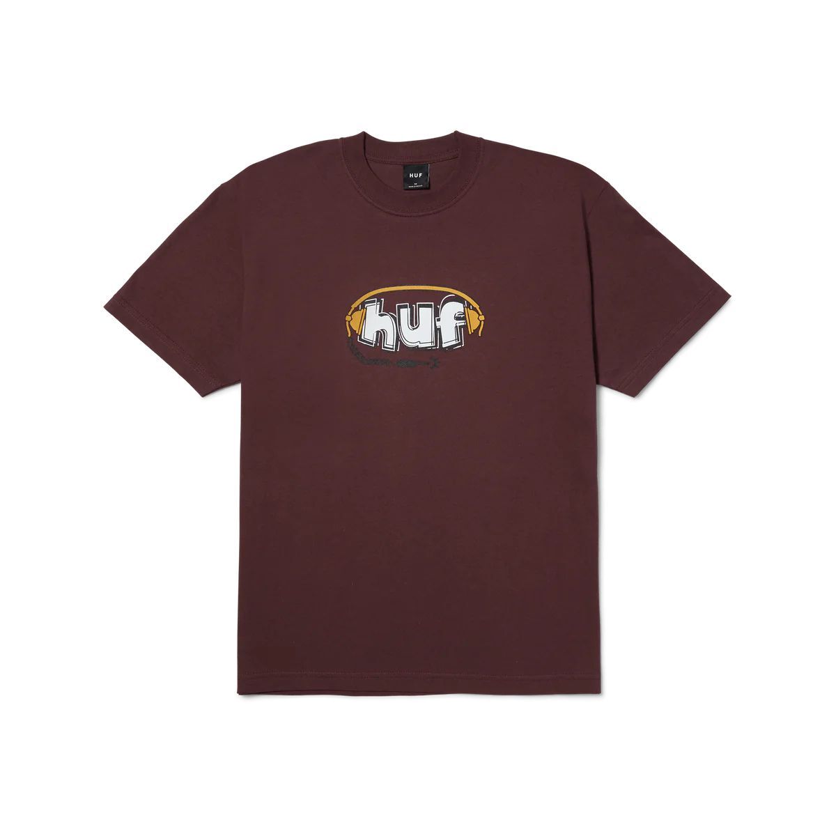 Polera Huf PLUG ME IN S/S TEE EGGPLANT