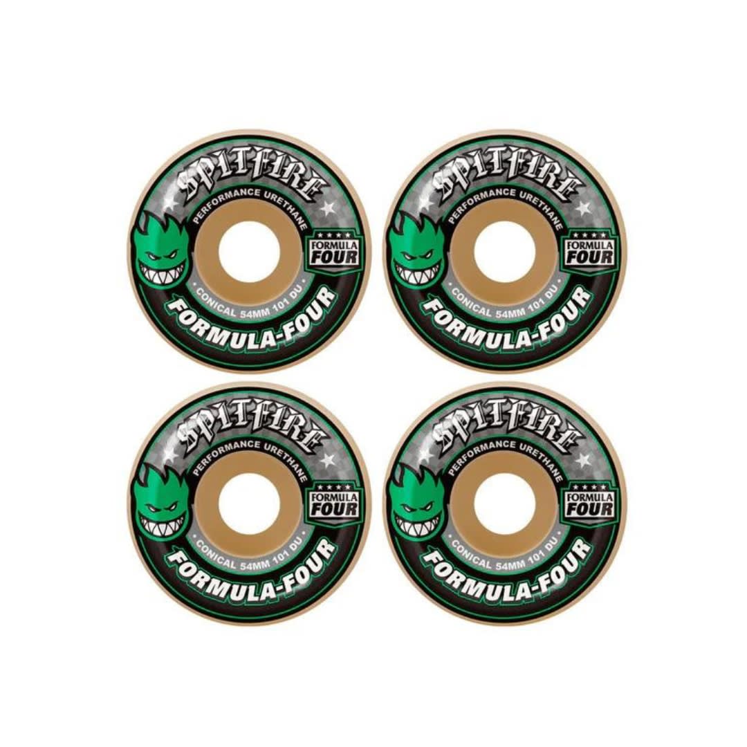 Ruedas Spitfire F4 101 conical green 56 mm