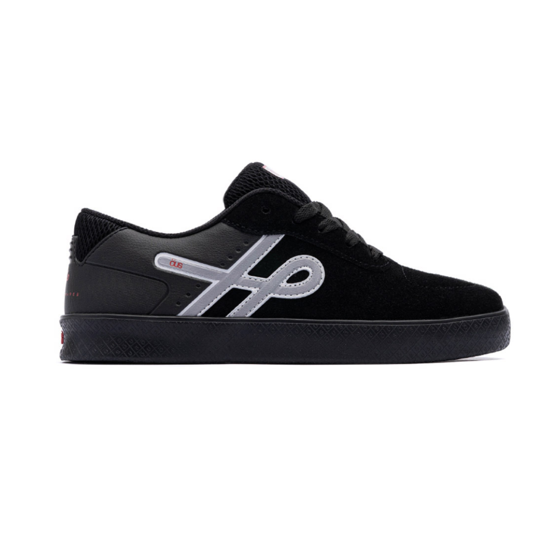 Zapatilla OUS Emergente Preto Cinza Esc Silver Essencial